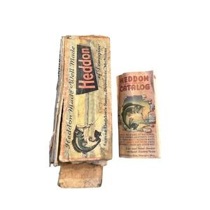 VTG  Heddon Catalog Vest Pocket Lures James Heddon Sons Dowagiac Michigan MCM